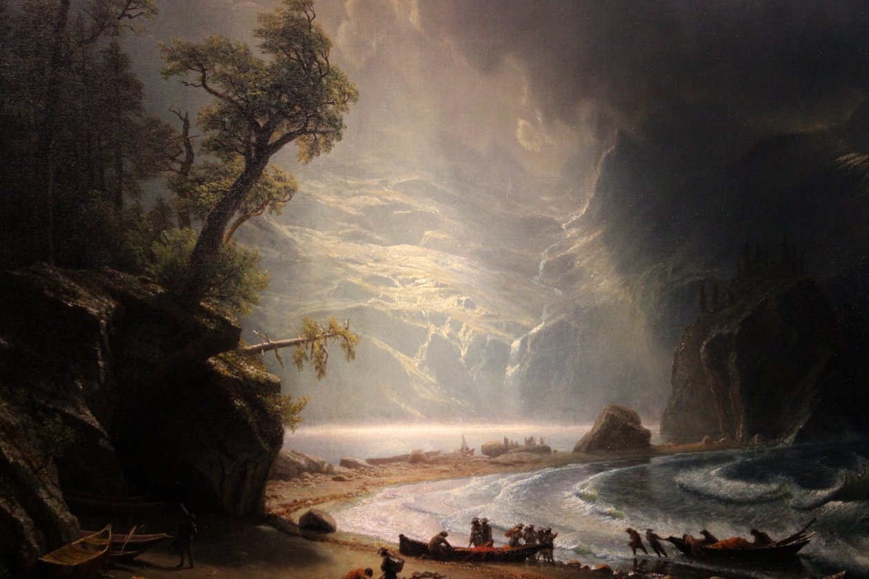 Dźwięk Puget autorstwa Albert Bierstadt