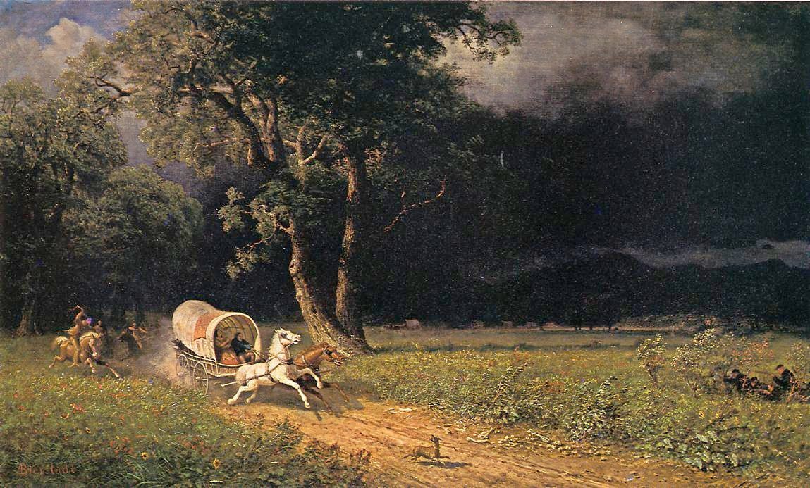 Zasadzka autorstwa Albert Bierstadt