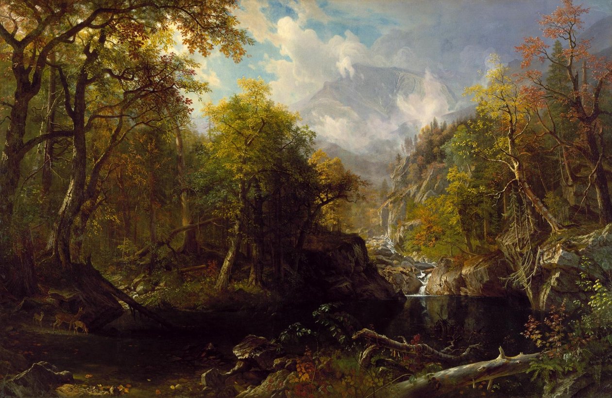 Basen Szmaragdowy autorstwa Albert Bierstadt