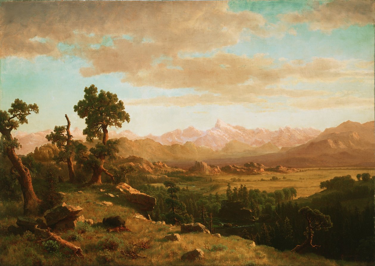 Wietrzna Rzeka Kraj autorstwa Albert Bierstadt