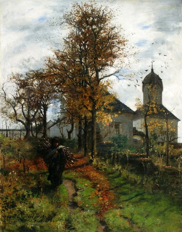 Opuszczony dom kleru. autorstwa Albert Chmielowski
