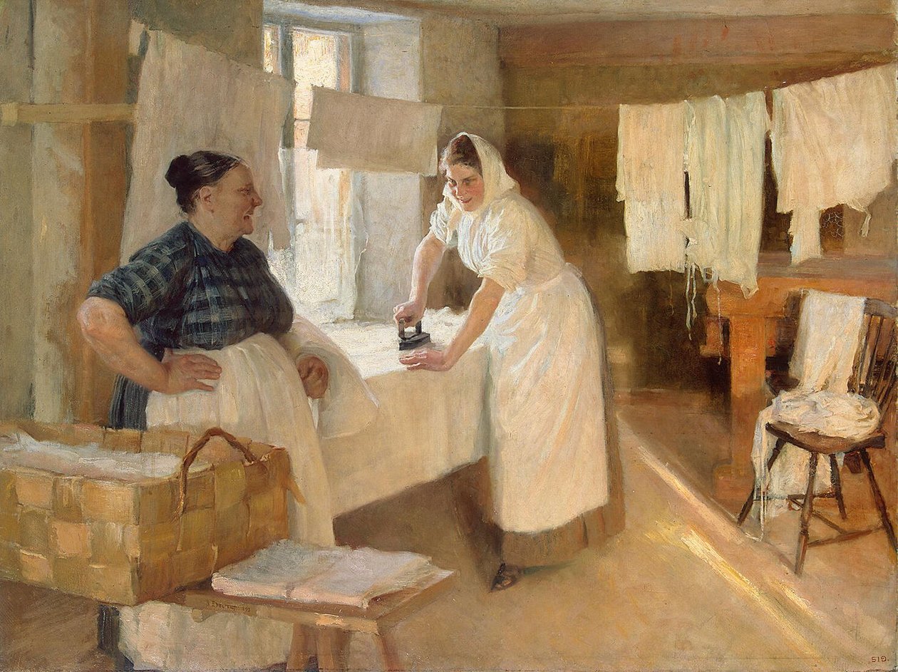 Praczki autorstwa Albert Gustaf Aristides Edelfelt