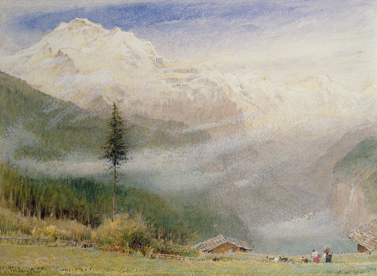 Jungfrau, 1913 autorstwa Albert Goodwin