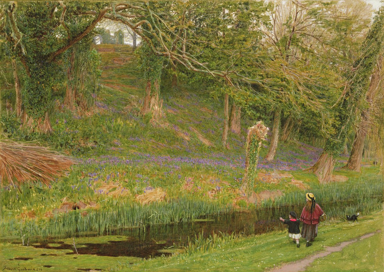 Przyjemna ziemia autorstwa Albert Goodwin