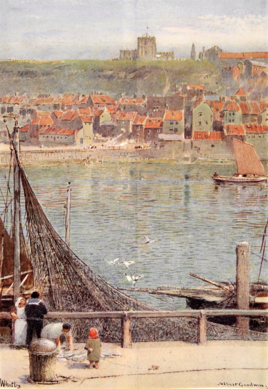 Whitby autorstwa Albert Goodwin