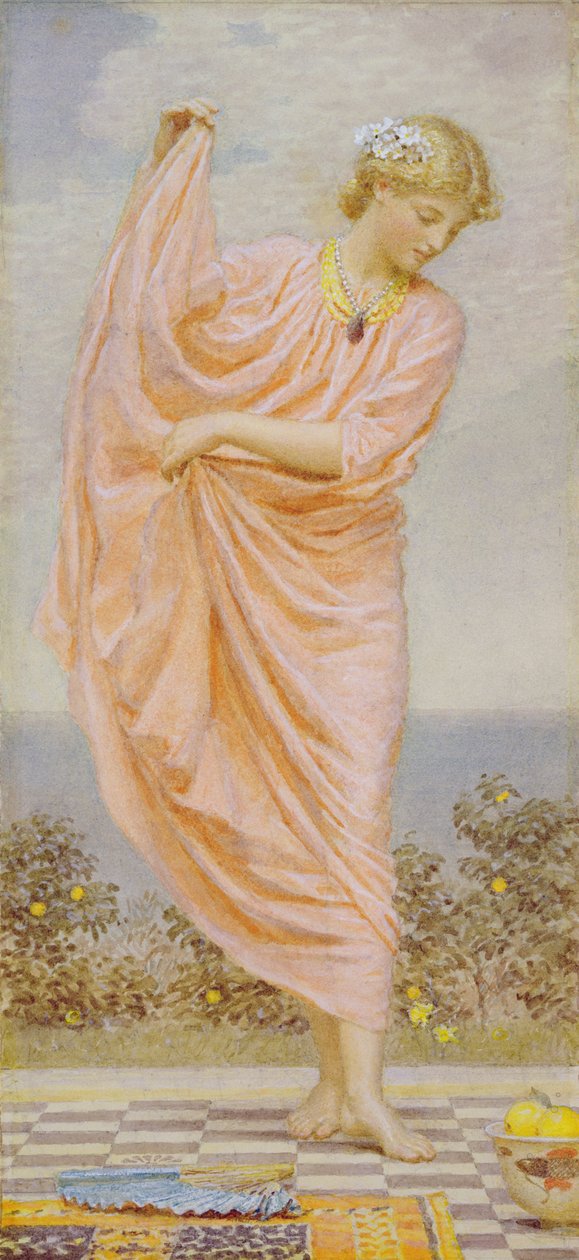 Pomarańcze, 1885 (wc i gwasz na papierze) autorstwa Albert Joseph Moore