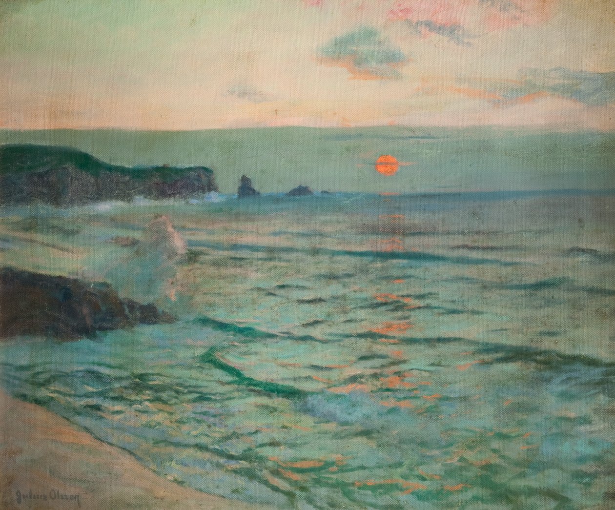 Przypływ autorstwa Albert Julius Olsson
