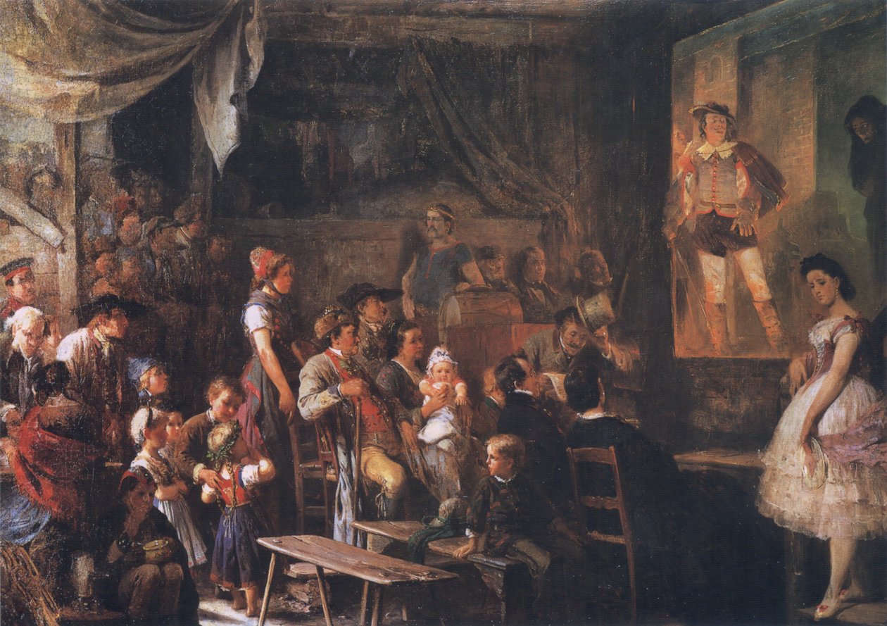 Teatr chłopski autorstwa Albert Kindler