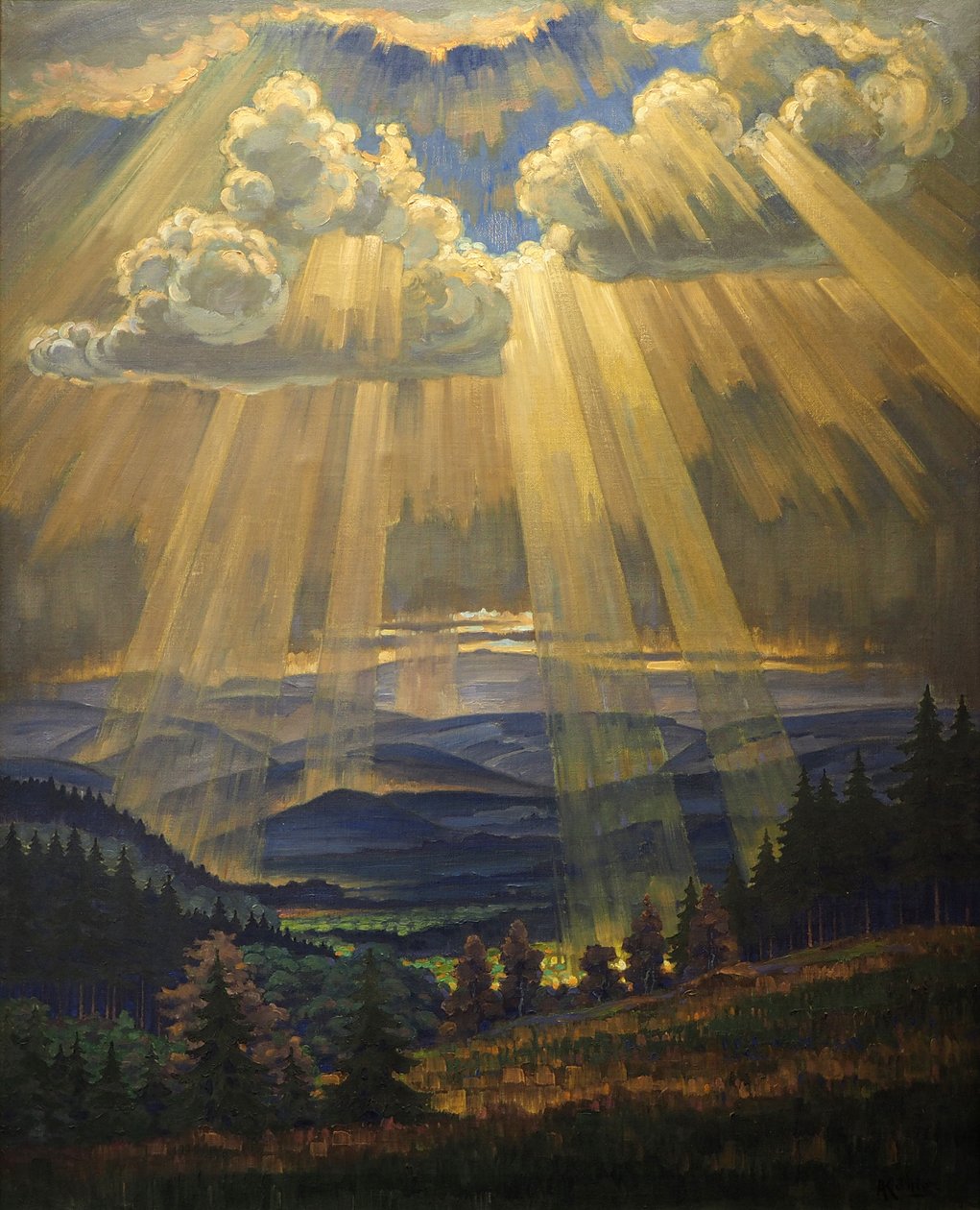 Nieznany obraz autorstwa Albert Konig