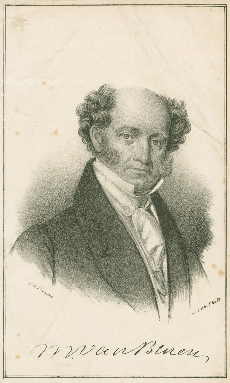 Martin Van Buren, 1840 r. autorstwa Albert Newsam