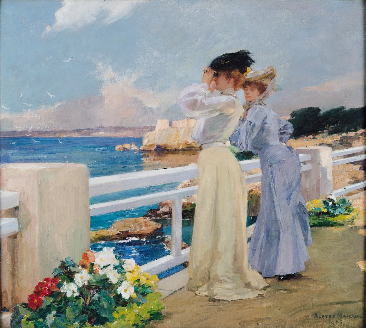 Mewy, 1906 autorstwa Albert Pierre Rene Maignan