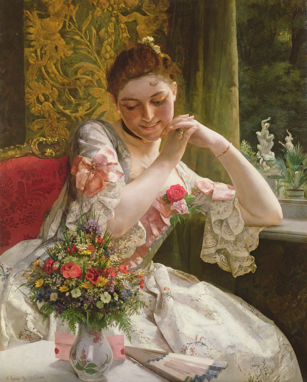 Bukiet (ok. 1880) autorstwa Albert Raudnitz
