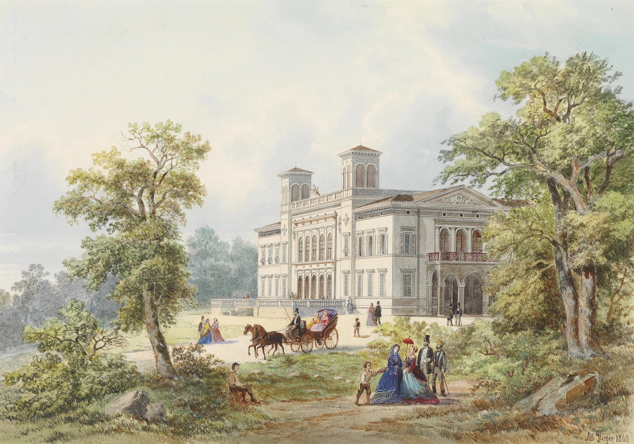 Ferdinandeum w Trieście autorstwa Albert Rieger
