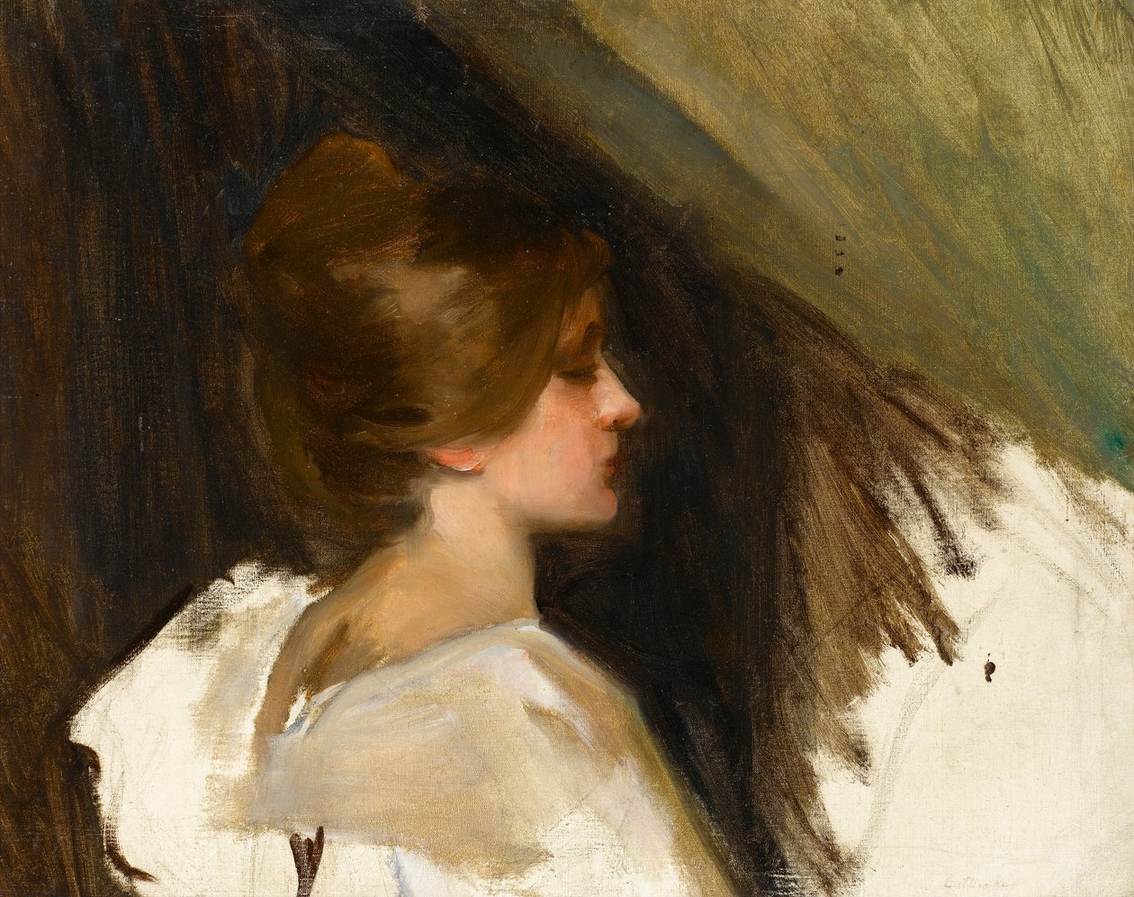 Portret kobiety autorstwa Albert de Belleroche