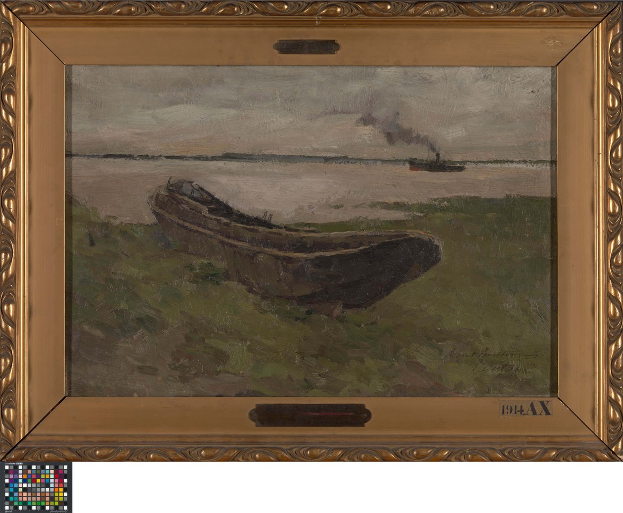 Rzeka Scheldt w Doel autorstwa Albert Baertsoen