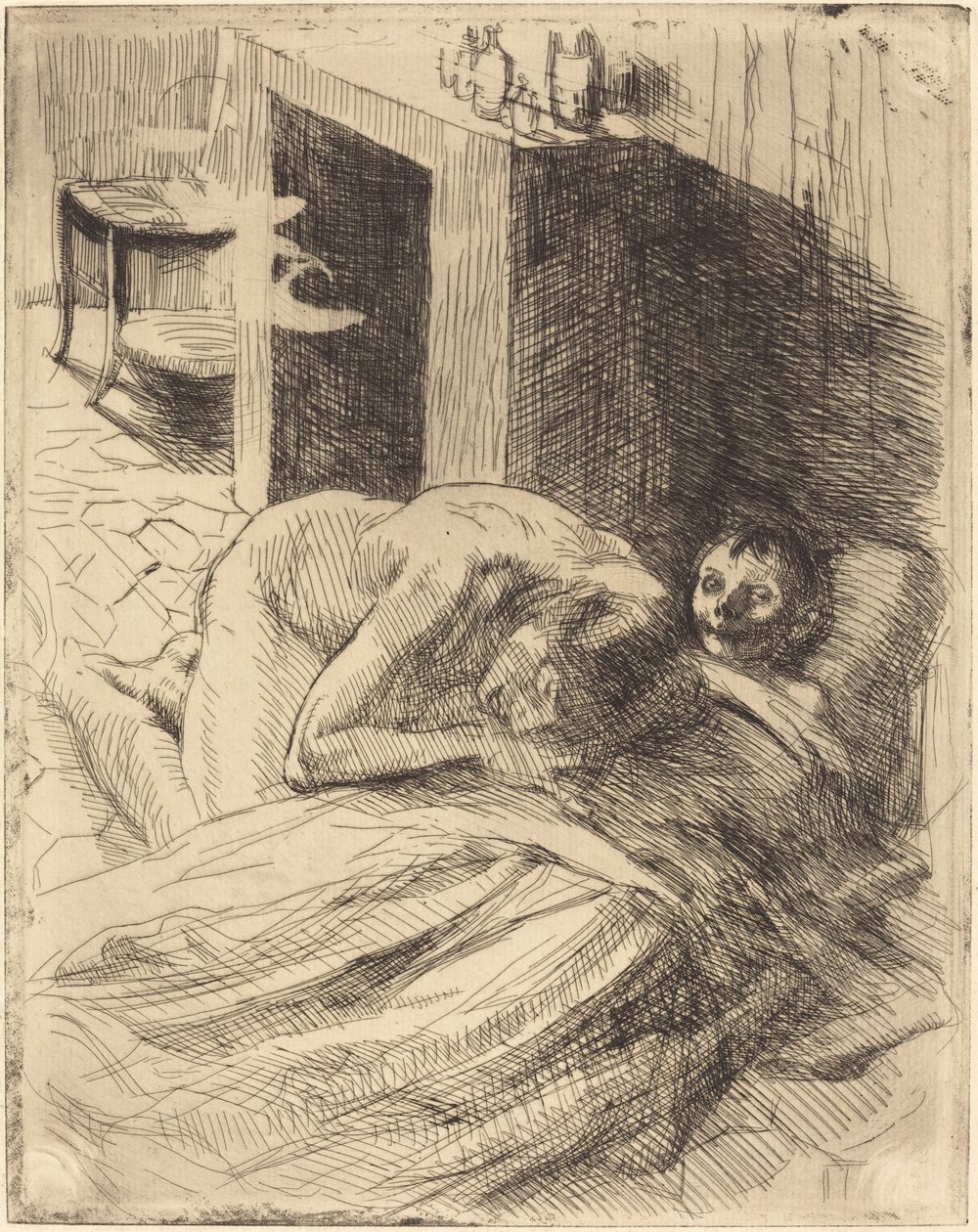 Nędza (Nędza) autorstwa Albert Besnard