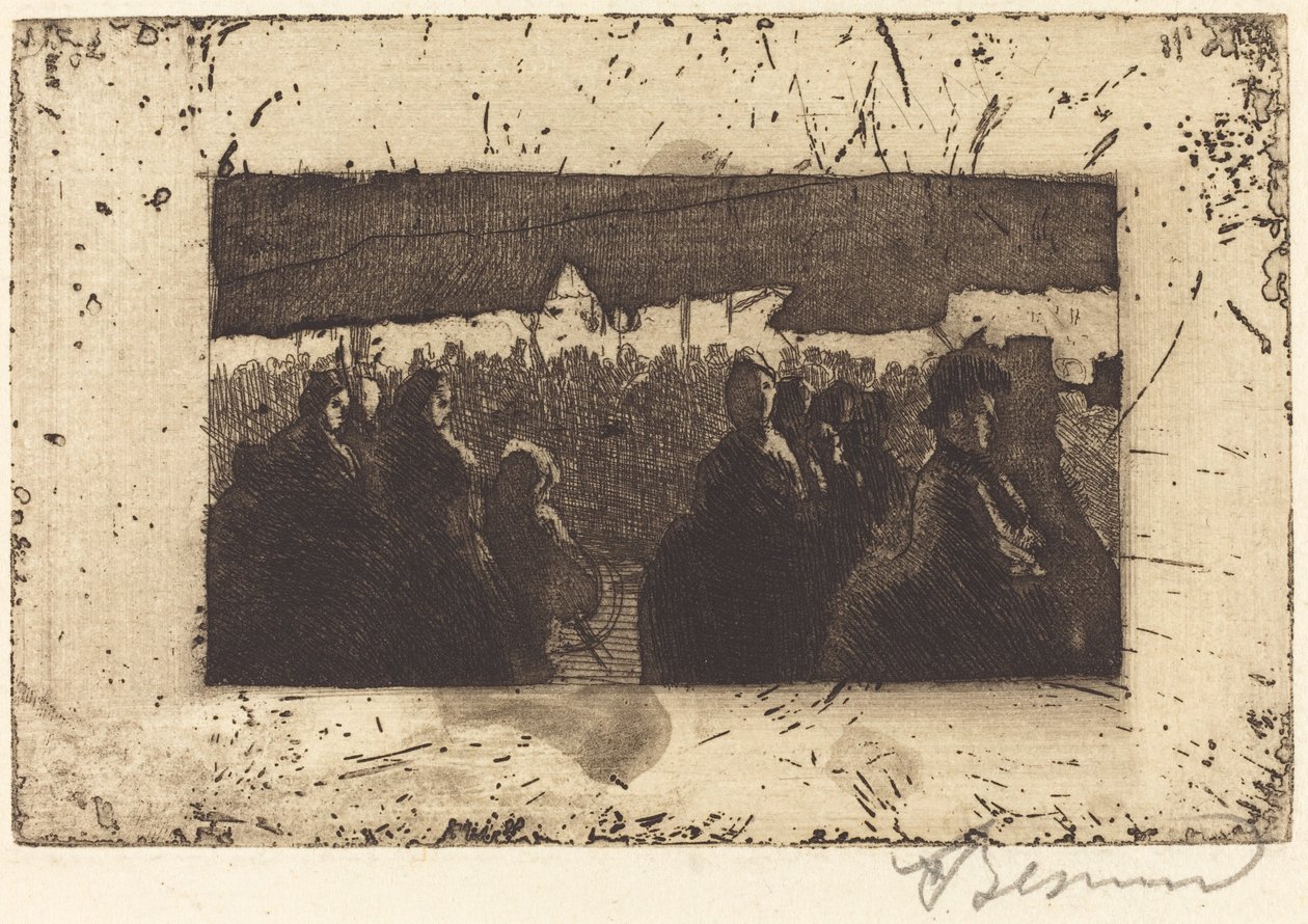 Targi w Neuilly autorstwa Albert Besnard