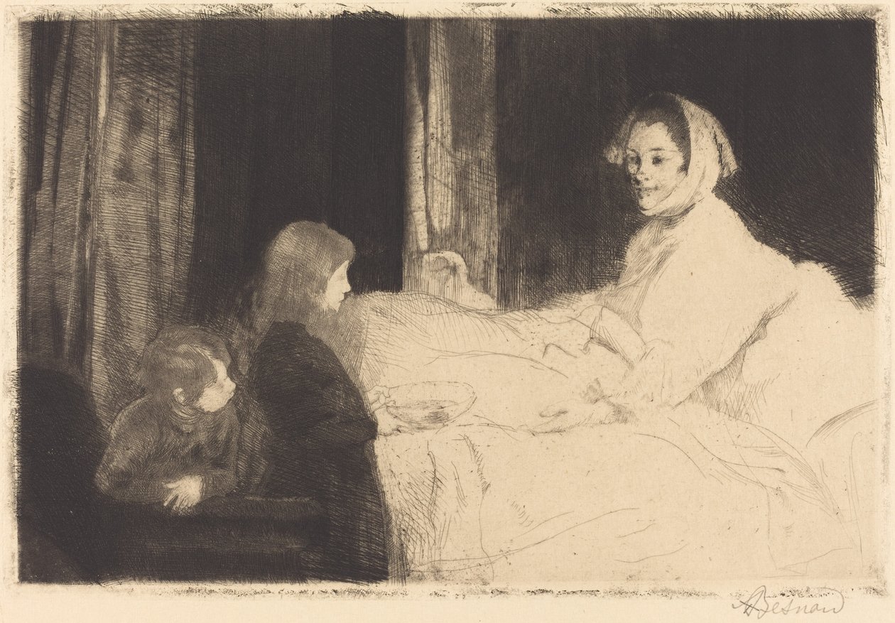 Chora Matka autorstwa Albert Besnard