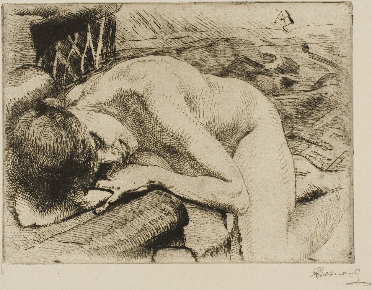 Model uśpienia autorstwa Albert Besnard