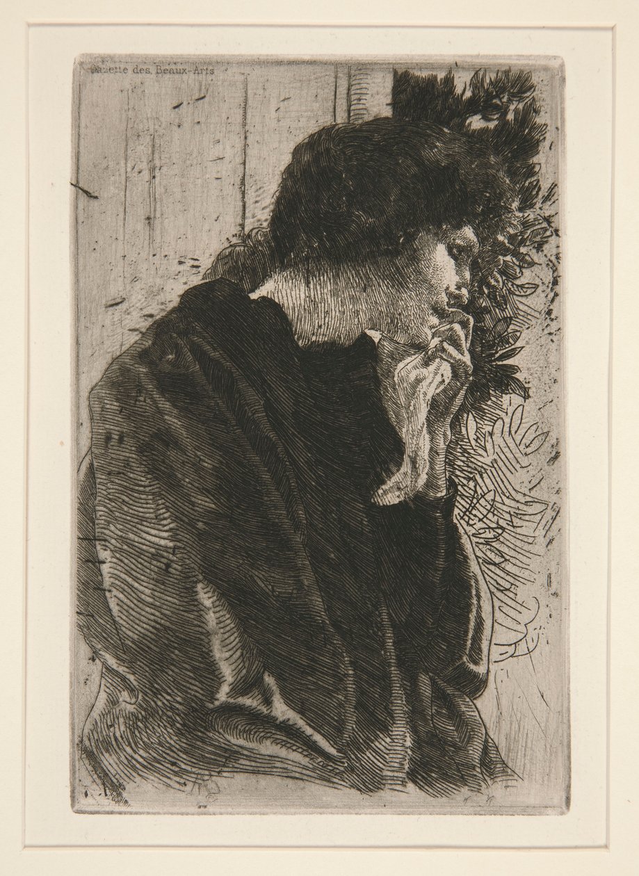 Smutek autorstwa Albert Besnard