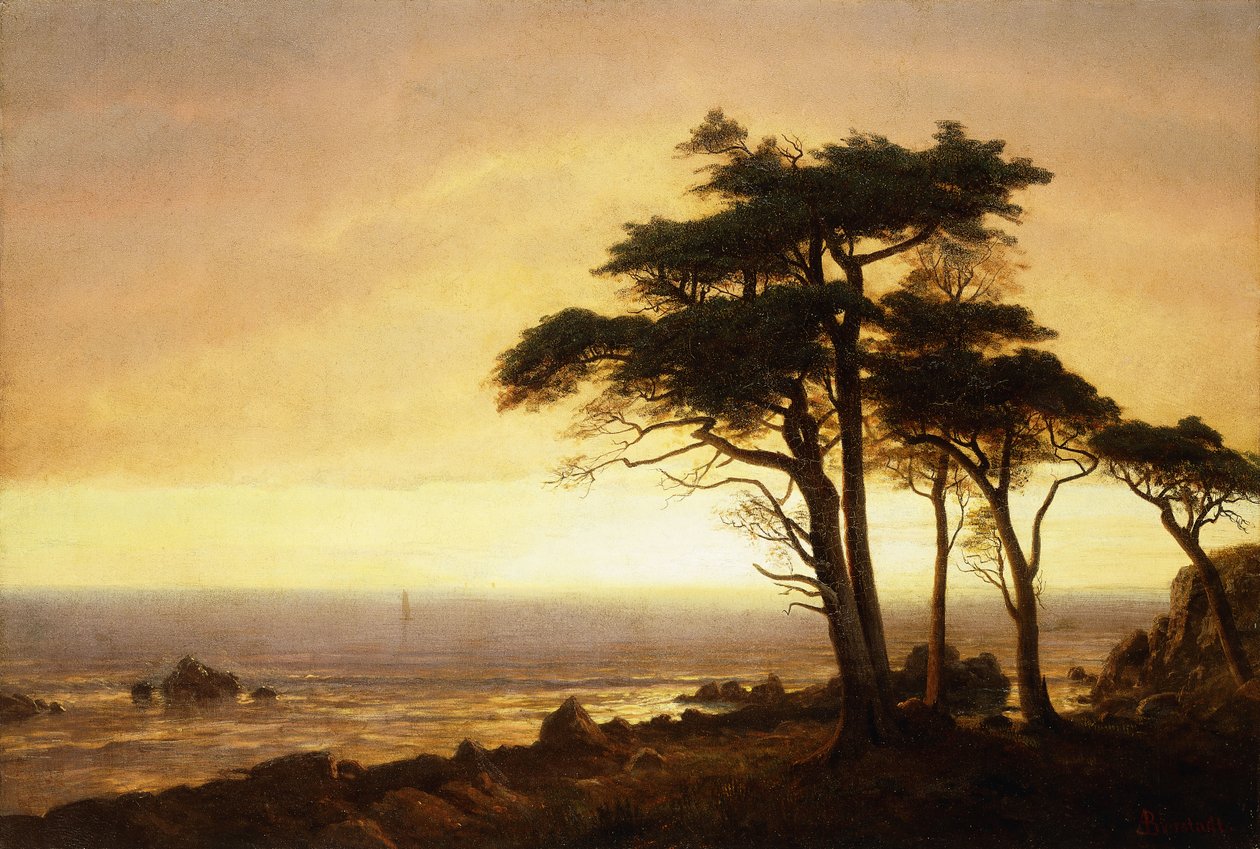 Wybrzeże Kalifornii, autorstwa Albert Bierstadt