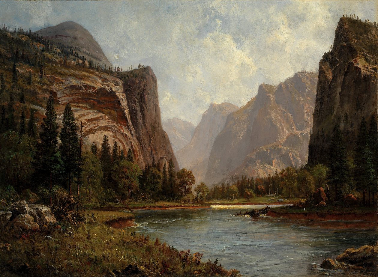 Bramy Yosemite autorstwa Albert Bierstadt
