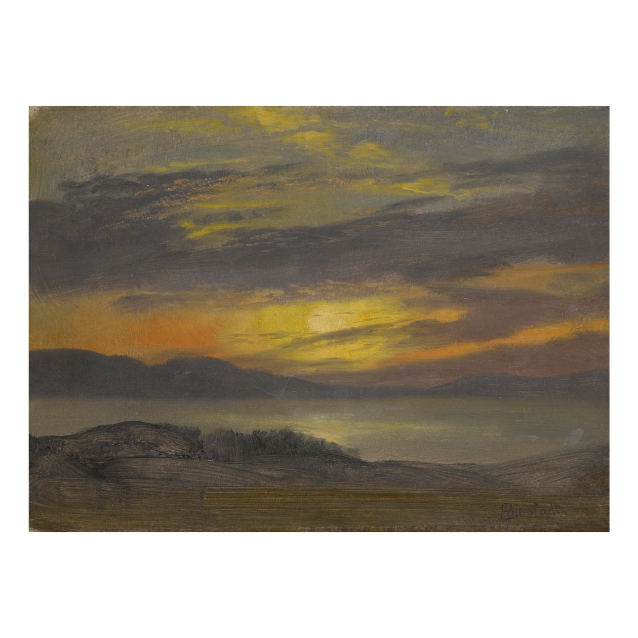 ZACHÓD SŁOŃCA autorstwa Albert Bierstadt