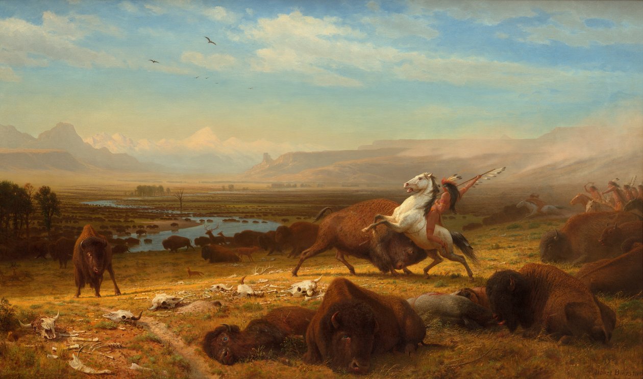 Ostatni z bizonów, 1888. autorstwa Albert Bierstadt
