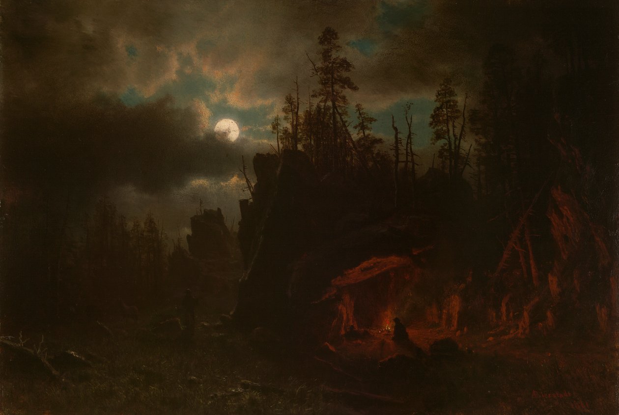 Traperzy autorstwa Albert Bierstadt