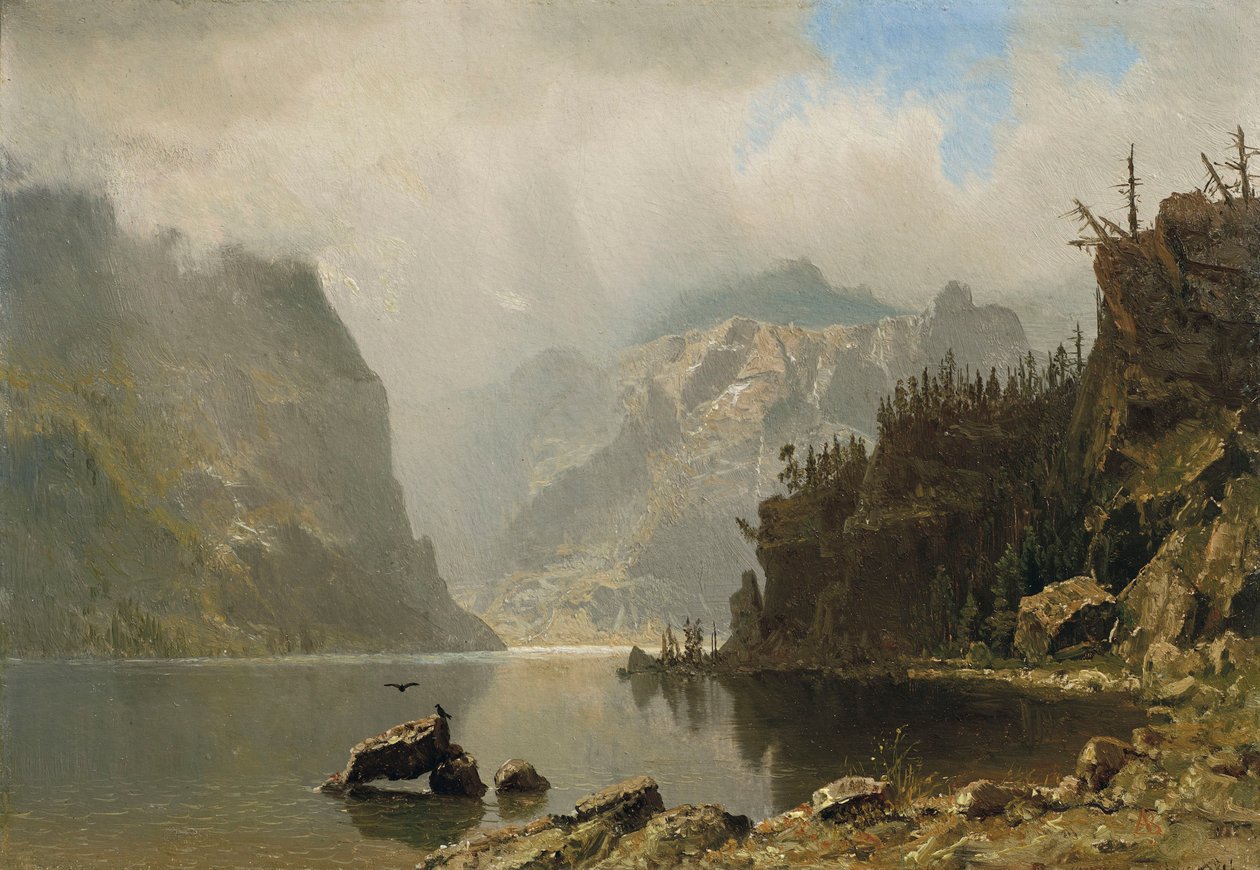 Zachodni krajobraz autorstwa Albert Bierstadt