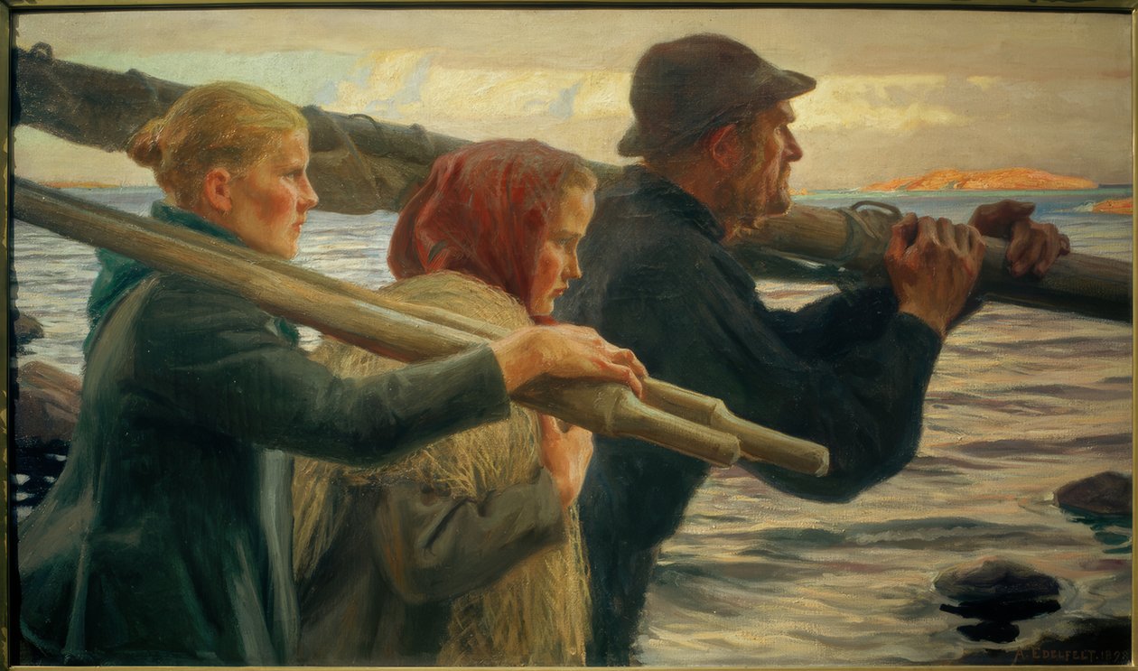 Zewnętrzny archipelag autorstwa Albert Gustaf Aristides Edelfelt
