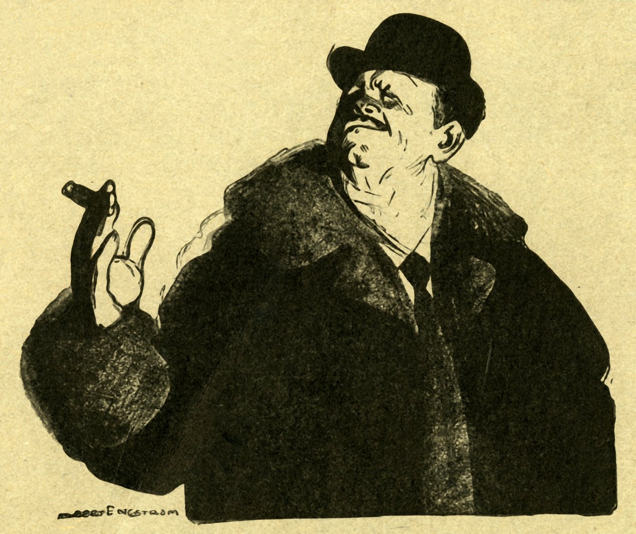 Wykonawca, początek XX wieku. autorstwa Albert Engstrom