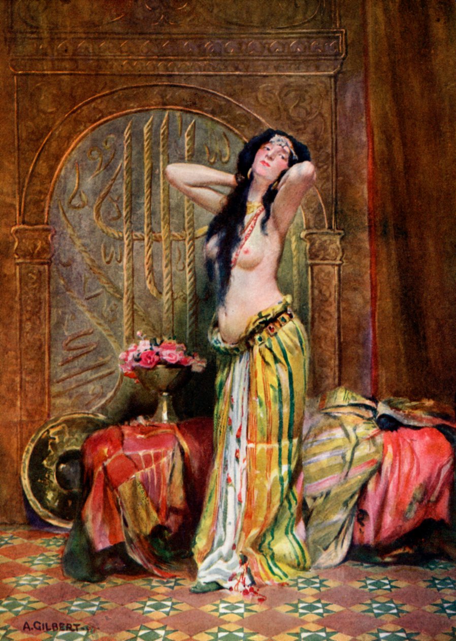 Dziewczyna ze Wschodu, 1908-1909. autorstwa Albert Gilbert