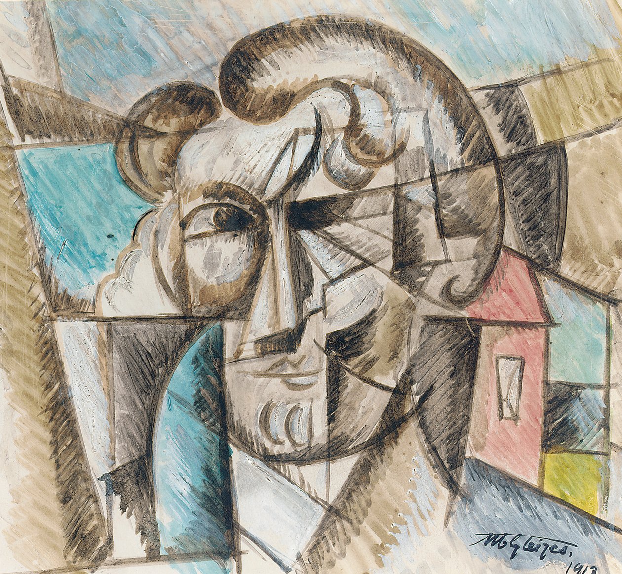 Głowa mężczyzny autorstwa Albert Gleizes