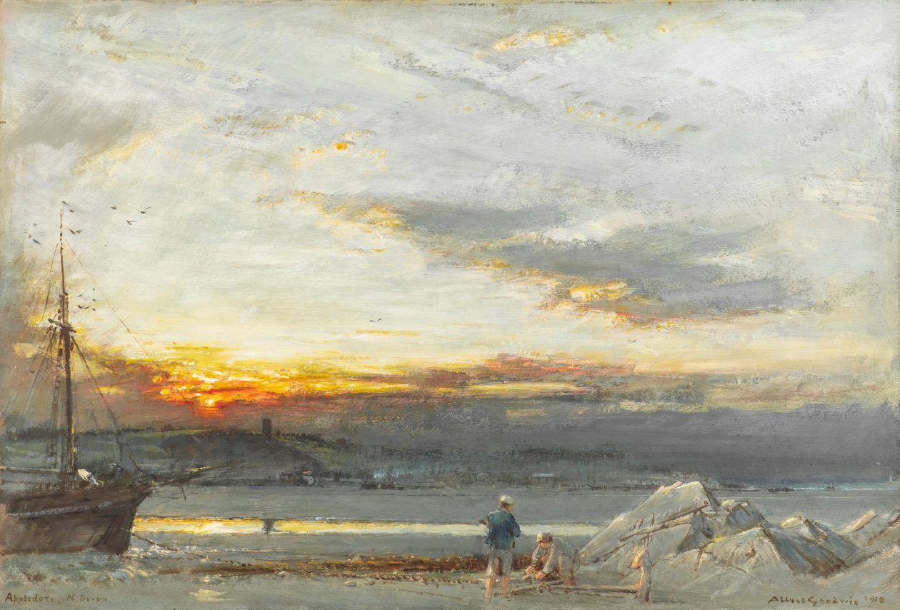 Appledore, N Devon autorstwa Albert Goodwin
