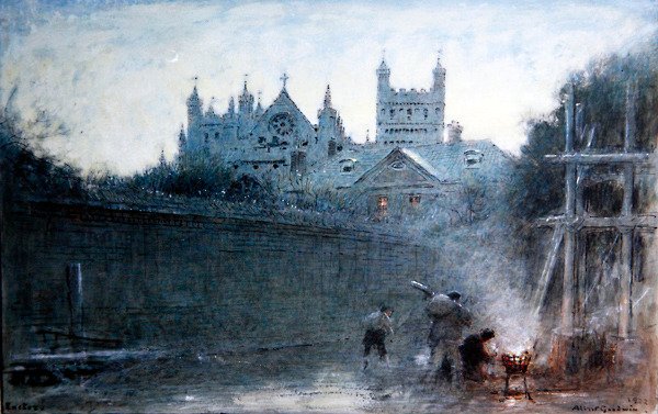 Exeter autorstwa Albert Goodwin