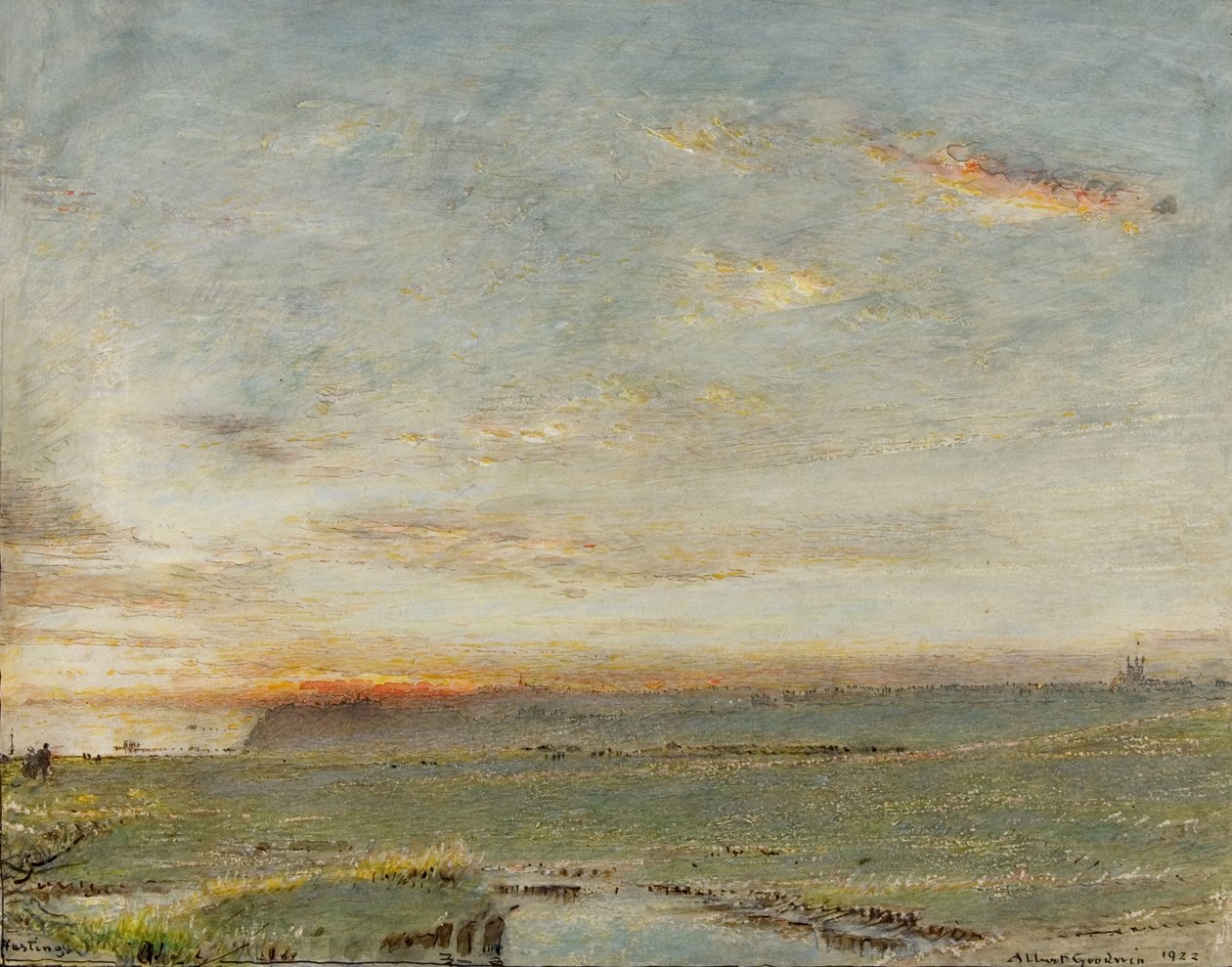 Hastings autorstwa Albert Goodwin