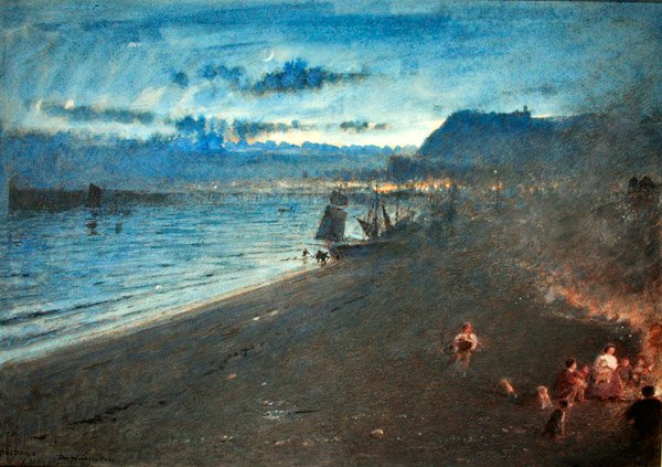 Hastings „Opowieść zimowa” autorstwa Albert Goodwin