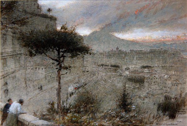 Neapol autorstwa Albert Goodwin