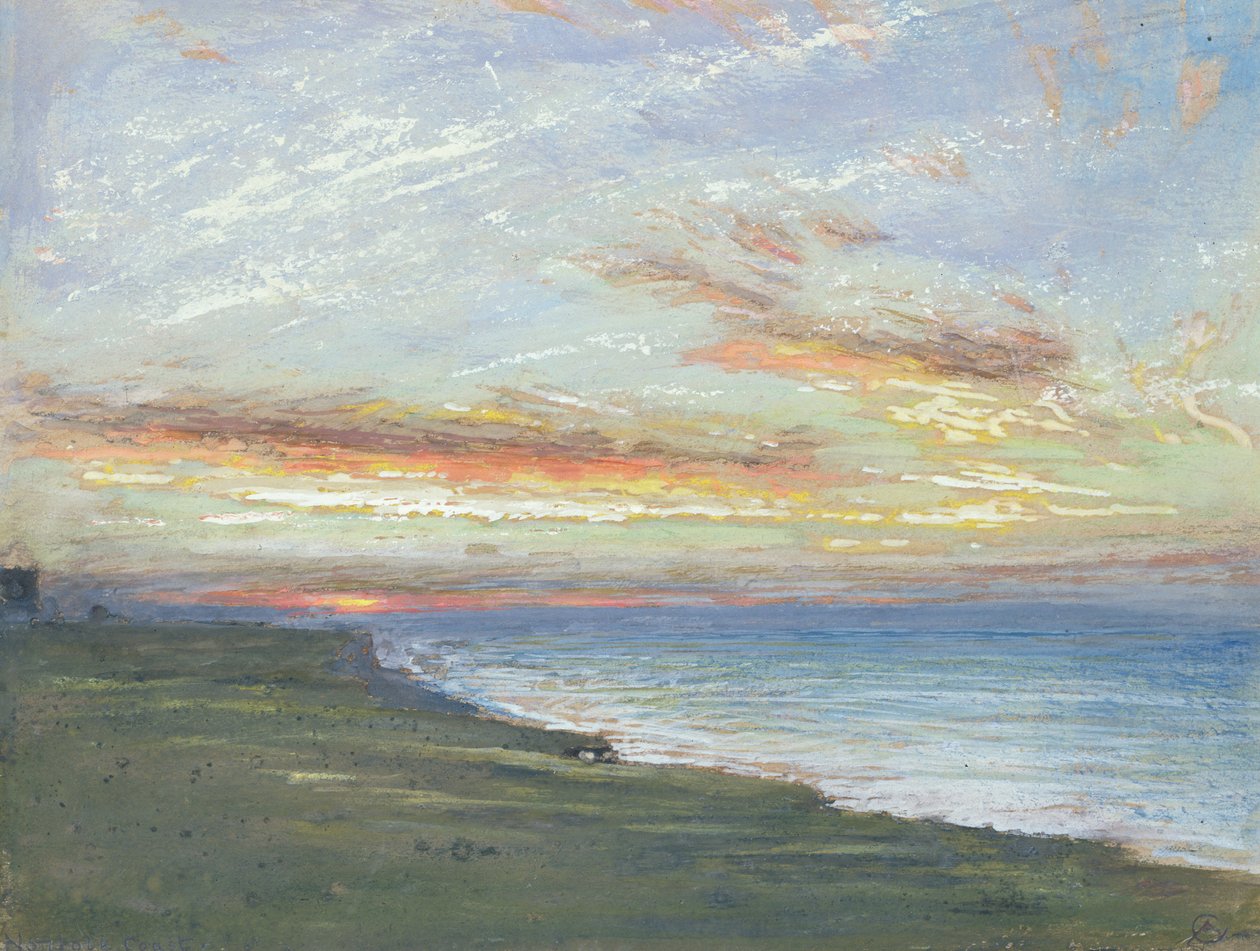 Wybrzeże Norfolk autorstwa Albert Goodwin