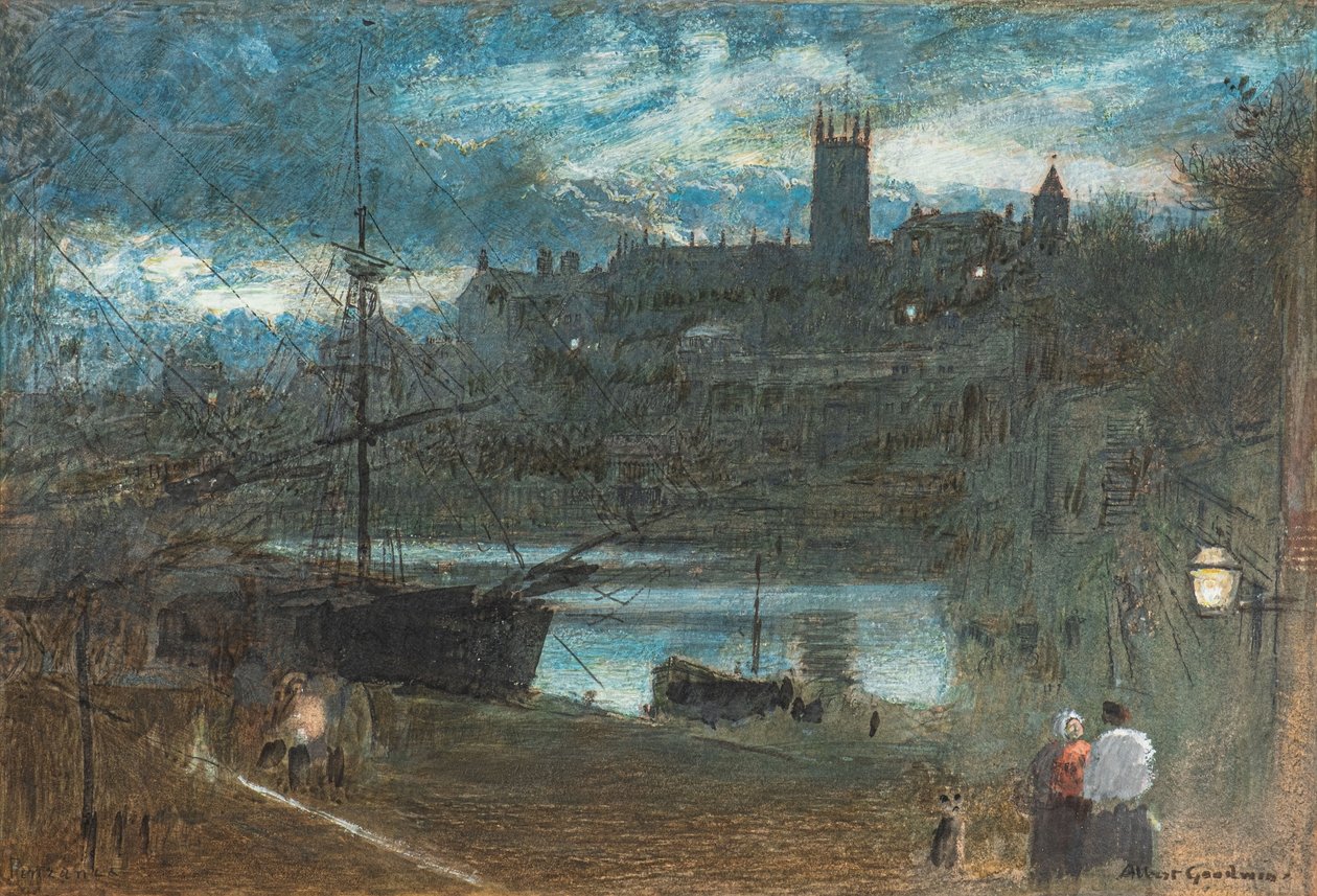 Penzance (akwarela) autorstwa Albert Goodwin