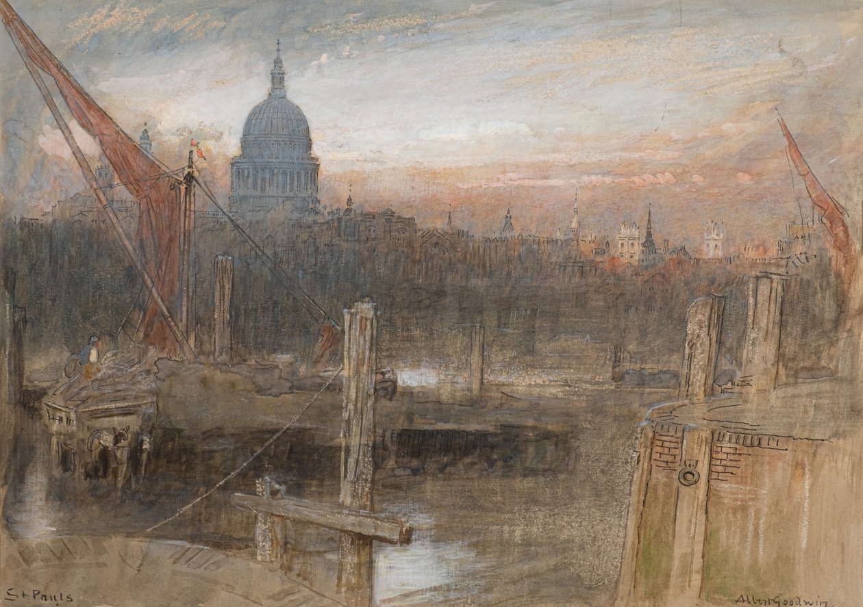 Pawła (akwarela) autorstwa Albert Goodwin