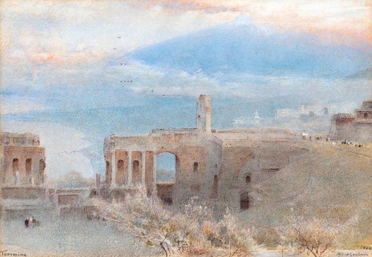 Taormina autorstwa Albert Goodwin