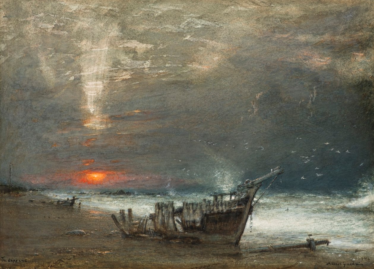 Koniec dnia autorstwa Albert Goodwin