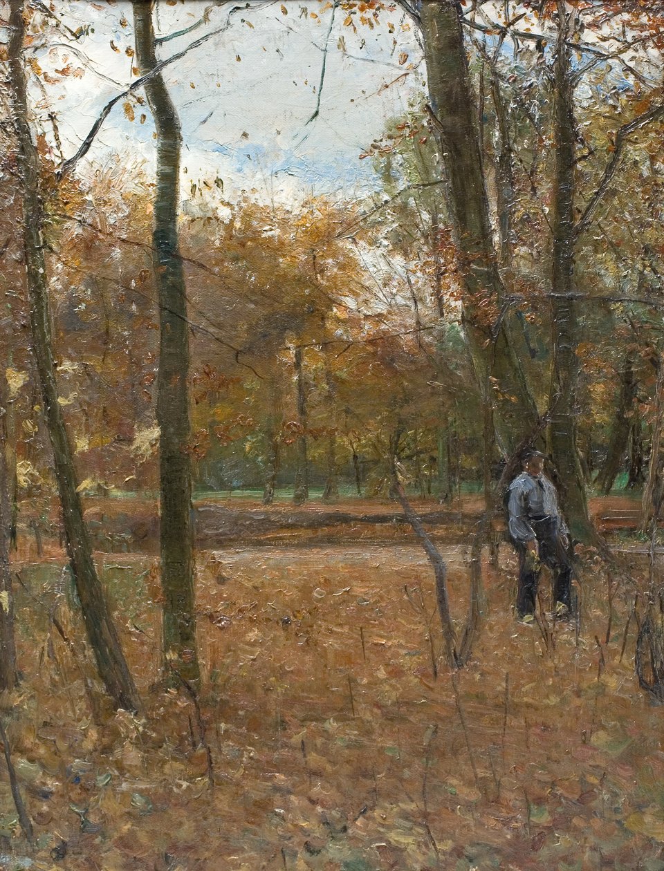 Jesień w Søndermarken autorstwa Albert Gottschalk