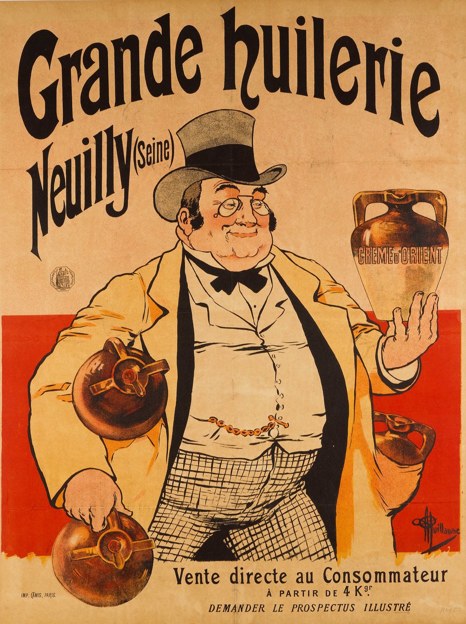 Duża olejarnia - Neuilly Seine, ok. 1900 r. 1895. autorstwa Albert Guillaume