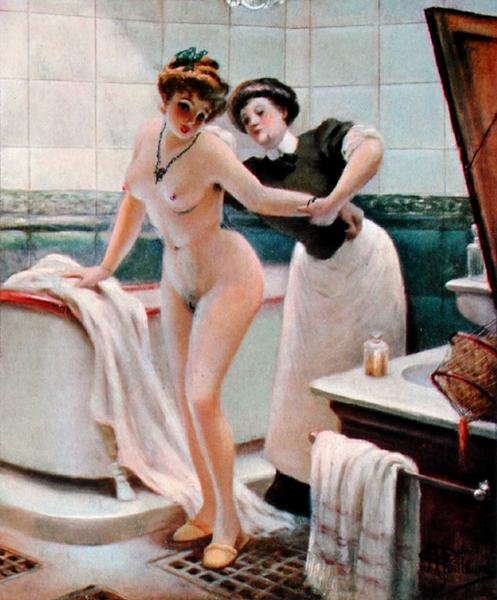 Łazienka autorstwa Albert Guillaume