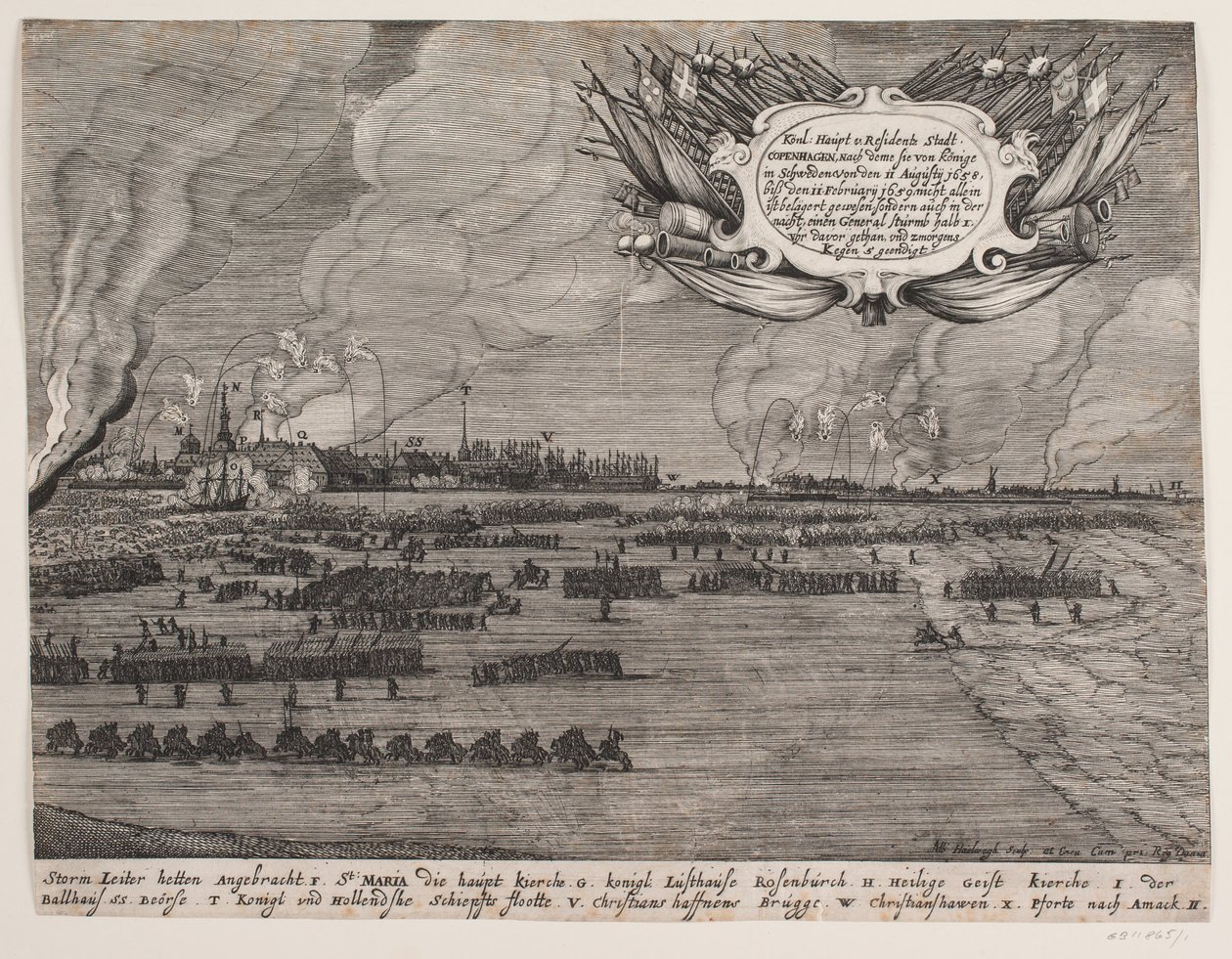 Bombardowanie w Kopenhadze autorstwa Albert Haelwegh