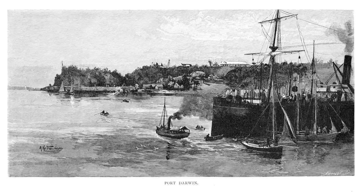Port Darwin, 1886. autorstwa Albert Henry Fullwood