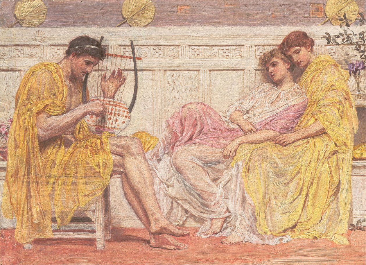 Muzyk, ok. 1867. autorstwa Albert Joseph Moore